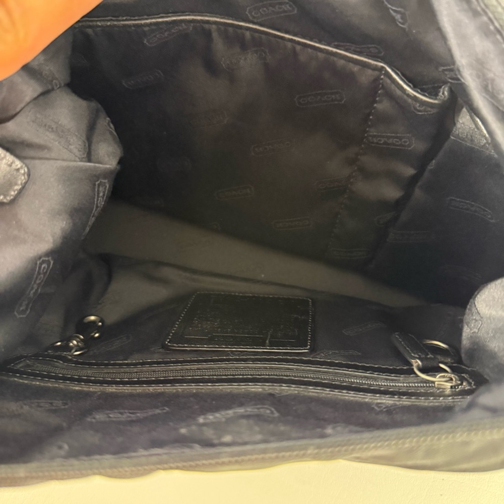 Vintage Coach Mercer Black Nylon Hobo Bag – Style 7422 (Y2K Era) - Picture 10 of 11